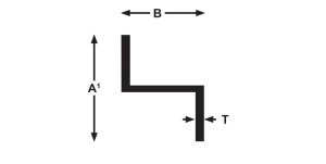 Aluminium zed section