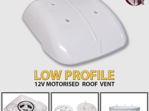 low profile motorised roof vent